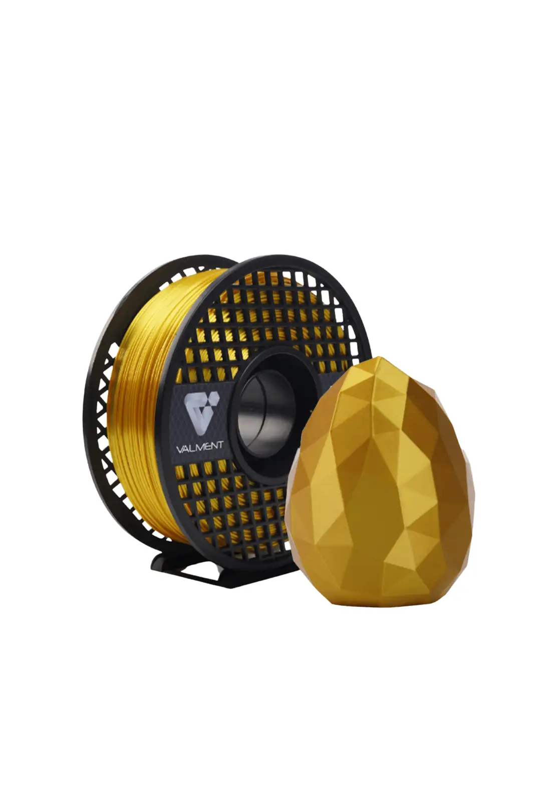 Ürün görseli: Valment Silk PLA Filament 1kg 1.75mm - Altın