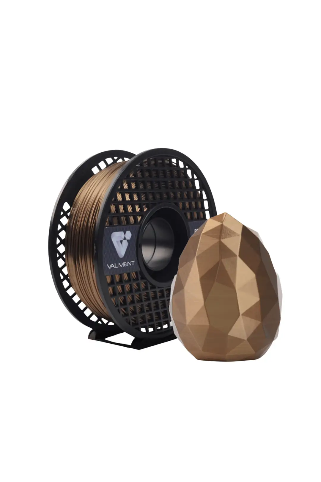 Ürün görseli: Valment Silk PLA Filament 1kg 1.75mm - Antik Bronz