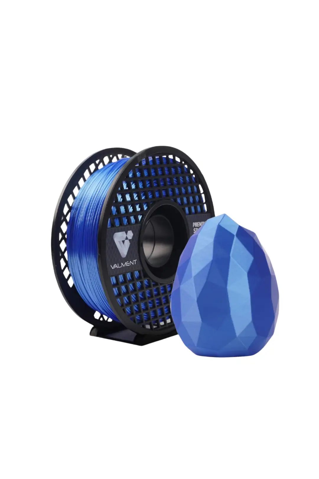 Ürün görseli: Valment Silk PLA Filament 1kg 1.75mm - Safir Mavi