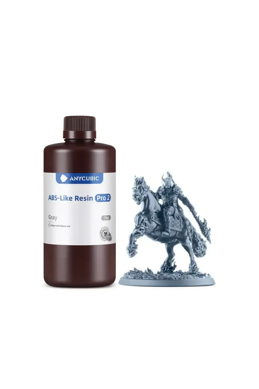 Ürün görseli: Anycubic ABS Like Resin Pro 2 UV Reçine 1 KG  - Gri