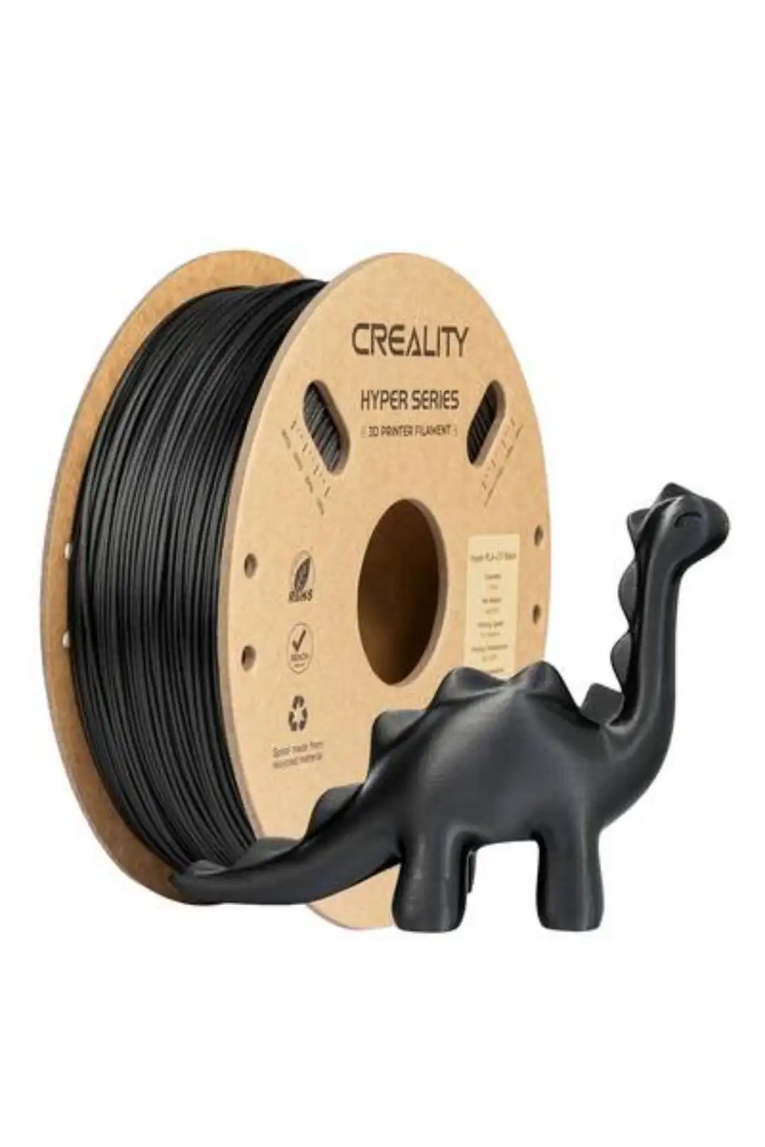 Ürün görseli: Creality Hyper PLA 1.75MM 1kg Filament - Siyah